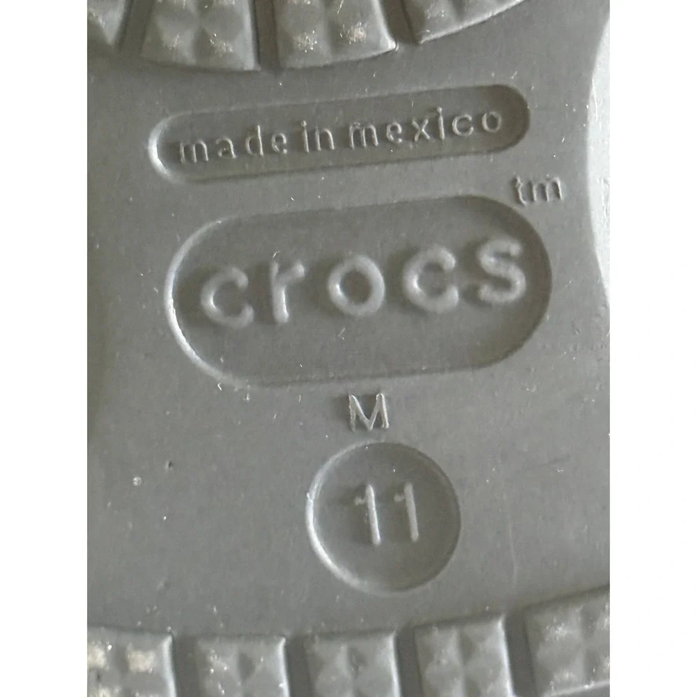 Crocs Baya Clog Mens 11 Black Excellent Lightweight Breathable Water Shoes